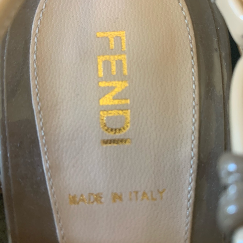 Authentic Fendi Wedge Sandals View 5